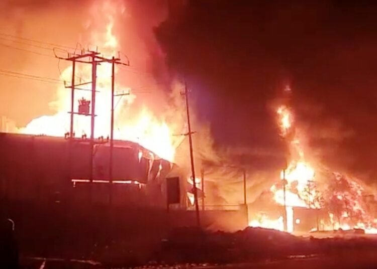 Fire breaks out at factory in Byrnihat