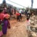 Umlaper villagers dismantle wall constructed on road