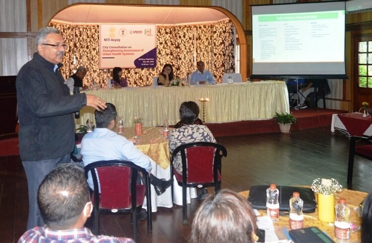 NITI Aayog holds consultation with urban, health management sectors