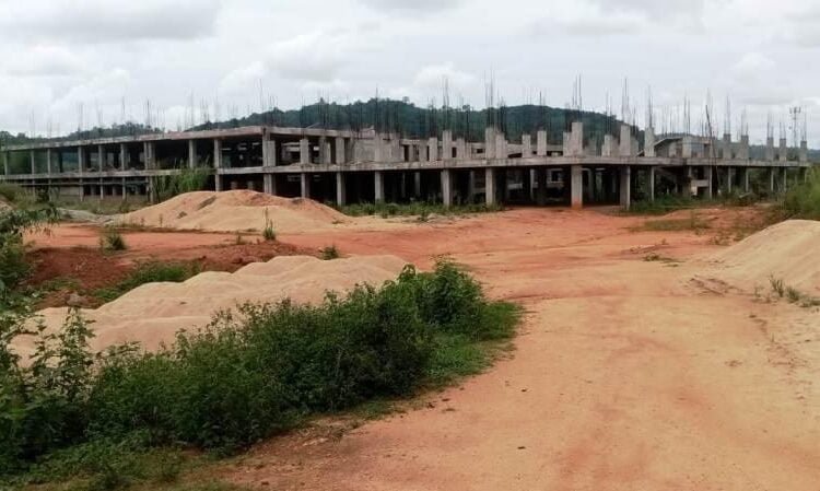 Resubelpara hospital construction at complete standstill