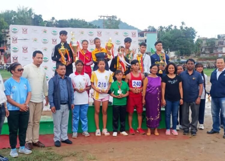 St. Paul HS School overall champion of Ri Bhoi inter-school athletic meet