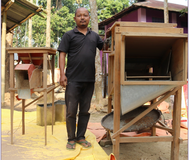 Man invents machine to benefit paddy farming neighbours