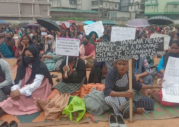 Mid-day meal workers go on hunger strike