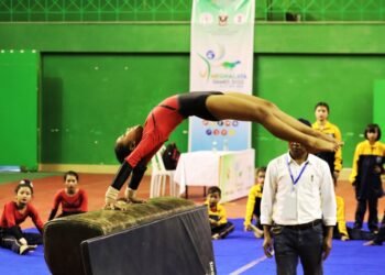 Gymnastics makes stirring debut at Meghalaya Games 2022