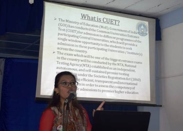 Sohra Government College holds workshop for students on CUET