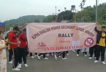 Alpha School holds rally, signature campaign on anti-tobacco day