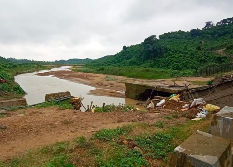 Stretches of Indo-Bangla border fencing damaged due to Meghalaya floods: BSF