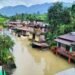 Border villages inundated in flood waters