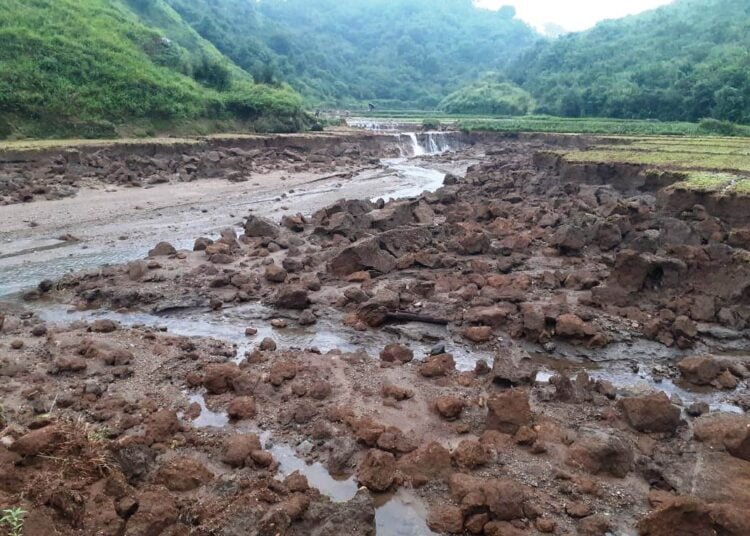 Hopes to harvest paddy drown in SWKH villages