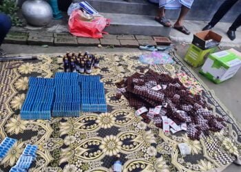 One arrested, drugs seized