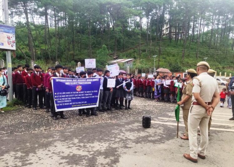 Rally against drug abuse, COTPA held in Mawkynroh