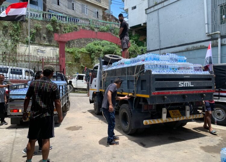 Young Mizo Association donates aid to flood-stricken Silchar