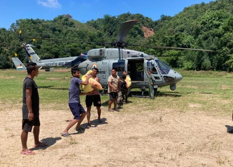 3 tonnes of aid airlifted by chopper in SGH