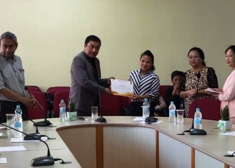 Shillong College felicitates participants of entrepreneurship course