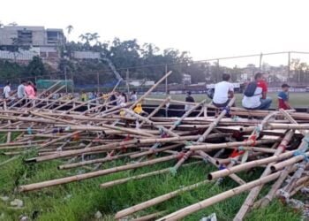 DC inquires into collapse of temporary stands at SPL match