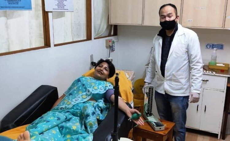 Blood donation camp held to observe Doctors Day