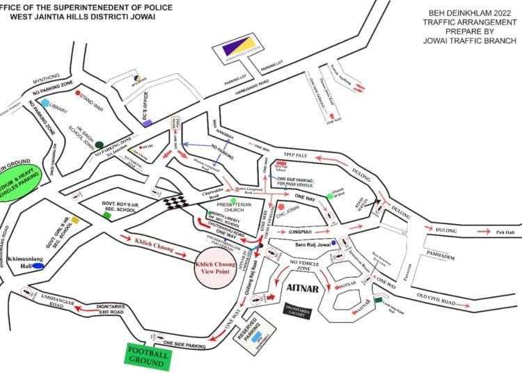 Traffic arrangments for Behdeiñkhlam Festival
