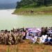 NCC cadets, Rotary Club members clean up banks of Umiam Lake
