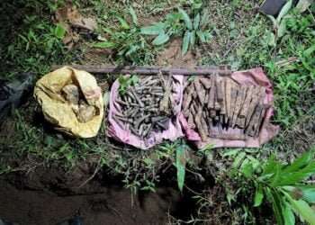 Huge cache of arms, ammo recovered from jungle
