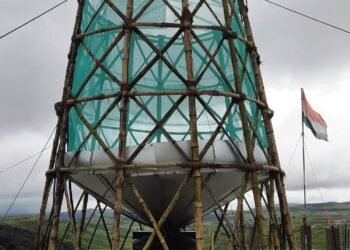 Bamboo tower to harvest water from thin air in Sohra