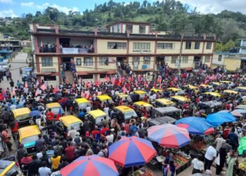 West Khasi Hills rally against border pact