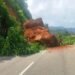 Huge boulder falls on NH 6