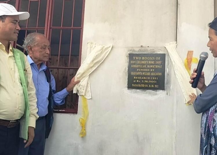 Residential building for boys’ home inaugurated in Sohkhyllam