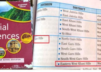 Error spotted once again in MBOSE textbook