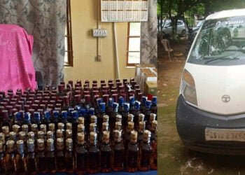 Car with illegal liquor seized in NGH