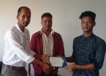 Youth felicitated for saving elderly man from drowning