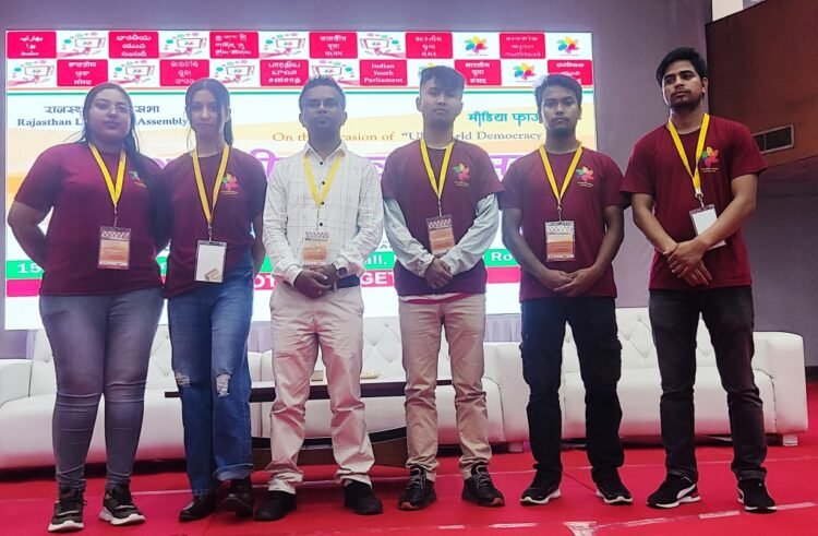 NEHU students take part in Indian Youth Parliament