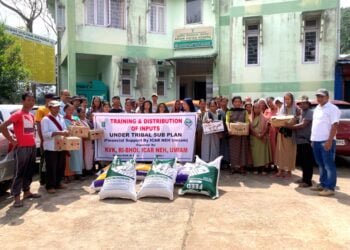 Training programme held for farmers in KVK