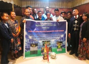 Meghalaya blind football champions felicitated on return