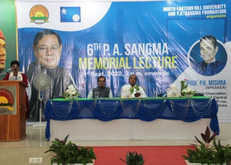 PA Sangma memorial lecture held in NEHU