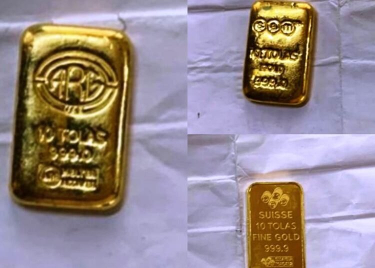 Gold smuggling bid foiled by BSF in Dawki