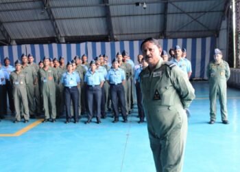 Patnaik visits NE bases to boost morale of air warriors