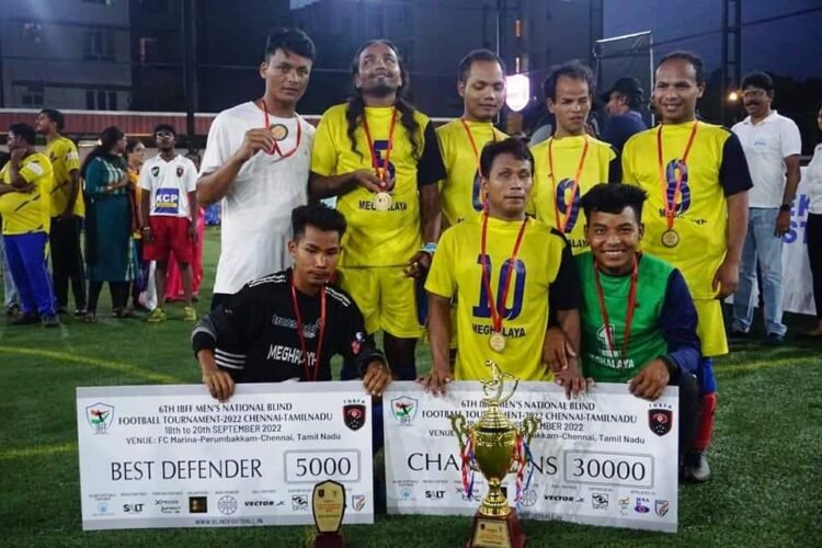 Meghalaya successfully defend National Blind Football Tournament title