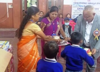 Study materials handed to underprivileged students