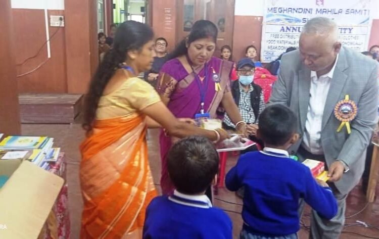 Study materials handed to underprivileged students