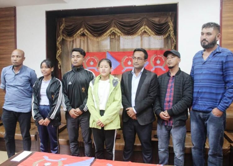 National Games bound Shella swimmers get send-off