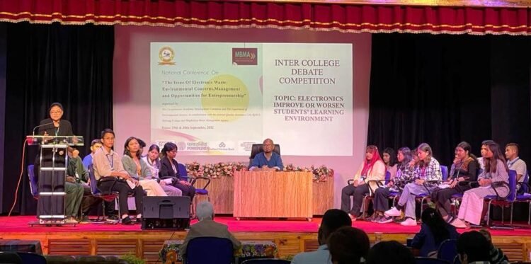 Burgeoning problem of e-waste discussed at Shillong College