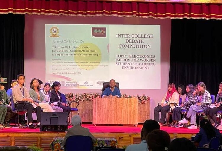 Burgeoning problem of e-waste discussed at Shillong College