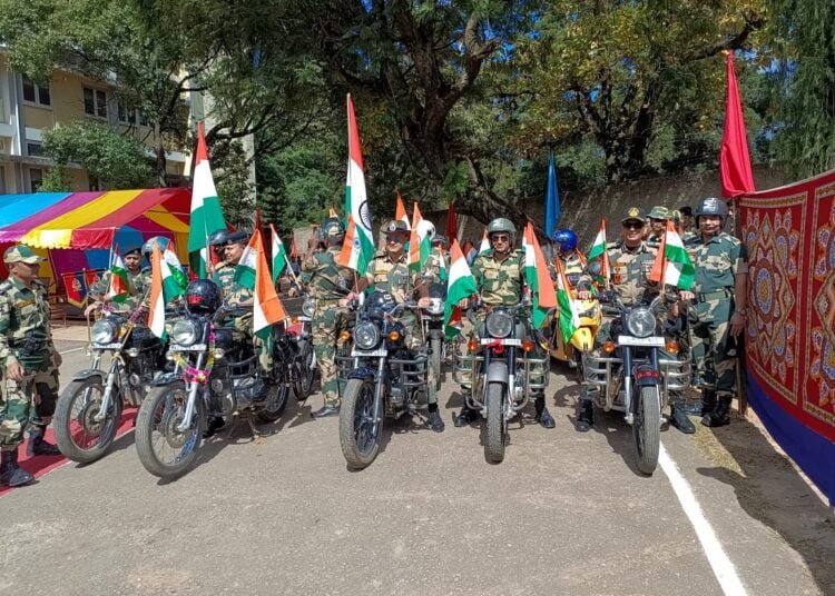 BSF Meghalaya observes National Unity Day with bike rallies