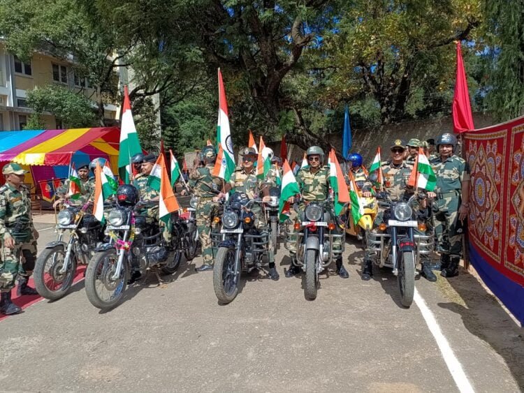 BSF Meghalaya observes National Unity Day with bike rallies