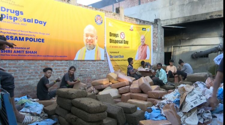 40,000 kg drugs destroyed in Northeast