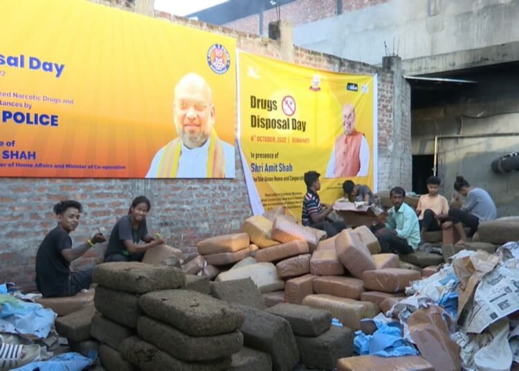 40,000 kg drugs destroyed in Northeast