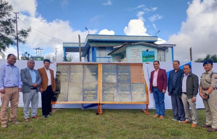 Tongkhar lays 11 foundation stones for water supply projects