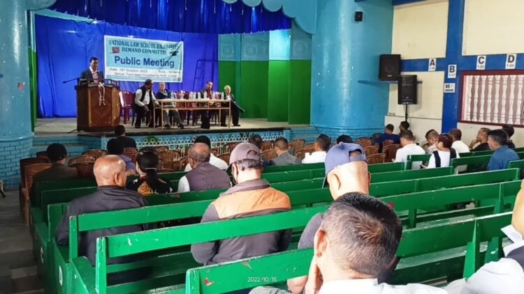 Push for National Law University in Jowai