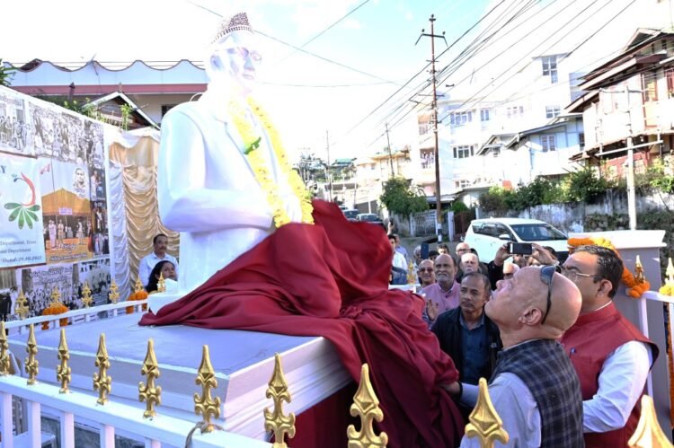 Bust of Assamese social worker erected in Shillong