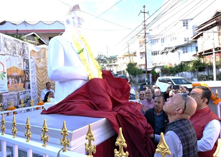 Bust of Assamese social worker erected in Shillong